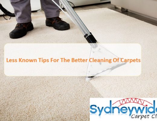 Less Known Tips For The Better Cleaning Of Carpets